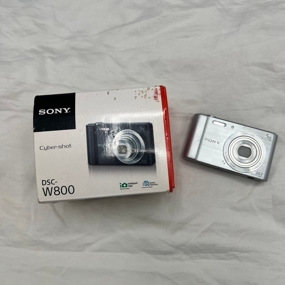 Sony Cyber-shot DSC-W800 digicam with box for sale in Pakistan - Camzz