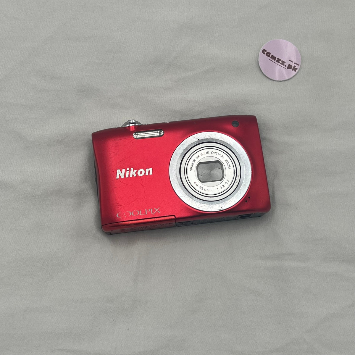 Nikon Coolpix A100 red digicam for sale in Pakistan - Camzz